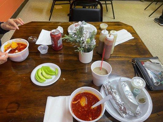 Menudo and Barbacoa