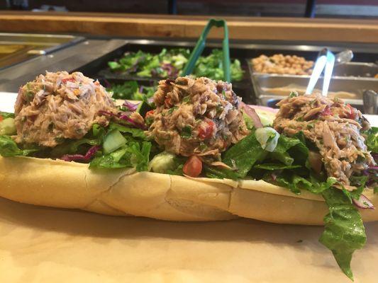 Mediterranean Tuna Baguette