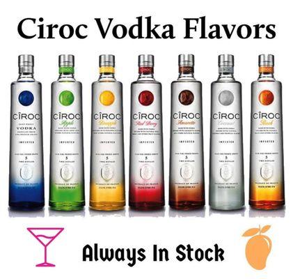 Ciroc Vodka We have more flavor