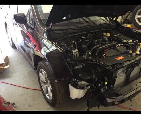 2015 Subaru Forester reassembly photos