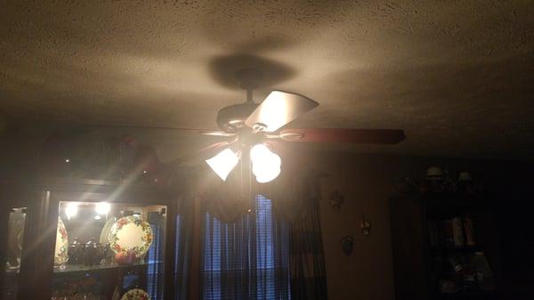 Installing Ceiling Fan