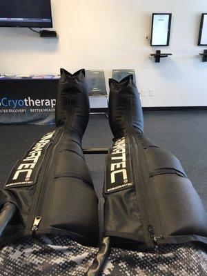 Leg compression massage