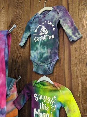 They do their own tie dye and printing