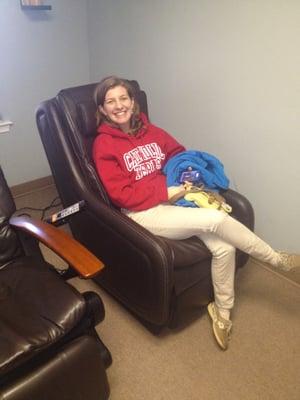 Our patients enjoy our relaxation room