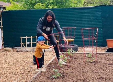 Gardening with Mrs. Audi