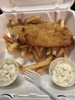 Fish and chips.