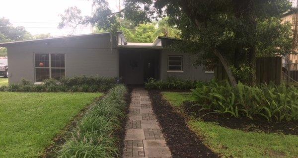 back entrance to Dr. David Clarke's counseling office