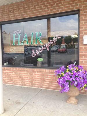 Our beautiful salon front