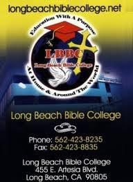 New Email Address... www.longbeachbiblecollege.com