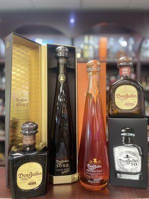 Premium Don Julio selection available including the limited edition Don Julio Primavera!