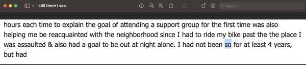 I don't make mistakes like this so when miscues like this pop up, they connect to memories & those memories are finally gone due to sharing.