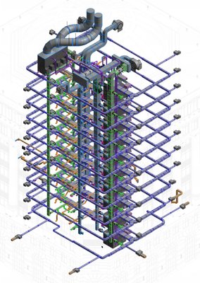 BIM of duct work