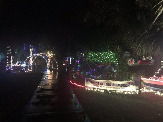 Christmas Lights in Blalock Park Dec. 2020