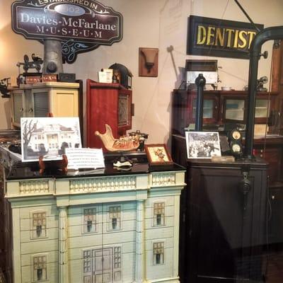 As you enter there is a little museum of dentistry. Items date back to when they first opened in 1903.