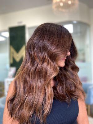 Soft caramel brunette!