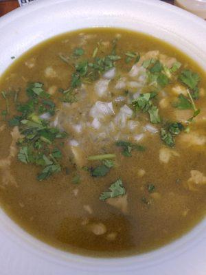 The Pozole Verde is awesome!