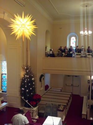 Christmas Family Love Feast.  Look at that star!