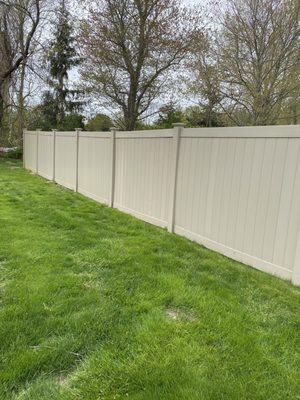 Backyard fence