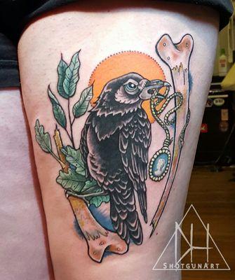 Tattoo done by Dan. For tattoo inquiries, email the shop, templearttattoo@yahoo.com