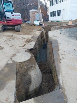 WATER & SEWER LINE REPAIR:
* Foundation Excavation, Stumping &  Site Work     
* Underground utilities
FREE Estimate #(207) 517-0800