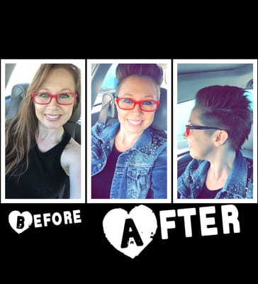 My before and my after ! Thanks Andrew!!