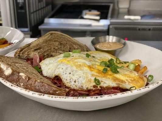 Breakfast corn beef hash