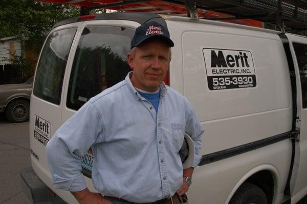 Merit's electricians are always ready to do the job!