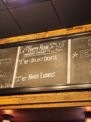 Happy Hour specials