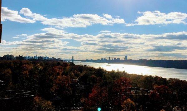 Many Riverdale apartments have amazing Hudson River and/or NYC views.