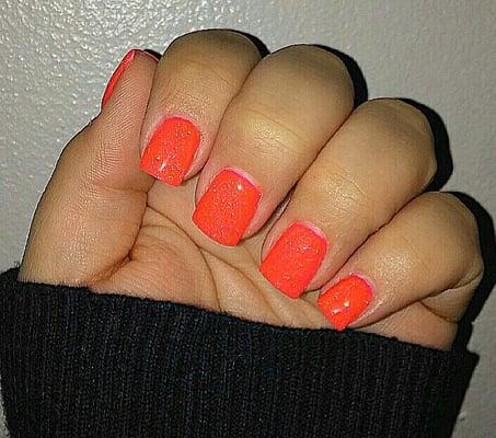 Sparkle coral gel