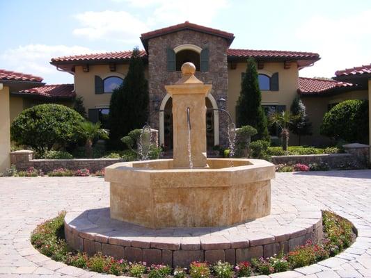 Marble fountain