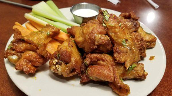 Honey Sriracha wings