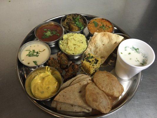 Gujarati thali