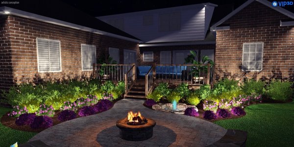 One of our unique 3D landscape designs