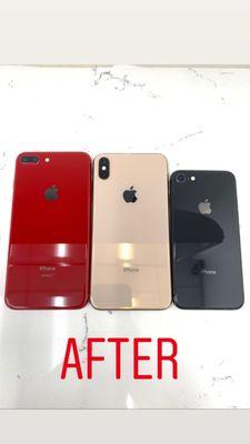 iPhone back glass repair. iPhone 8 back glass repair, iPhone 8 Plus back glass repair, iPhone X back glass repair, iPhone XR back glass