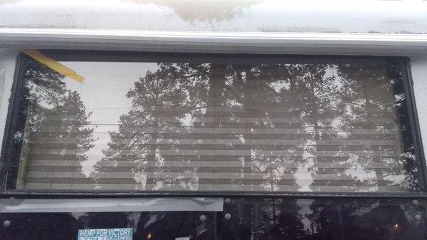 1989 Winnebago window replacement.