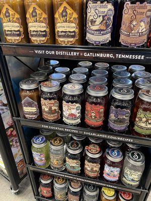 Several varieties of Moonshine!