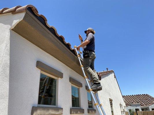 Roof inspections to prevent damage.