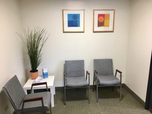 Our Bright and open reception area.