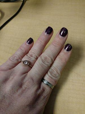 this is my manicure after 24 days!