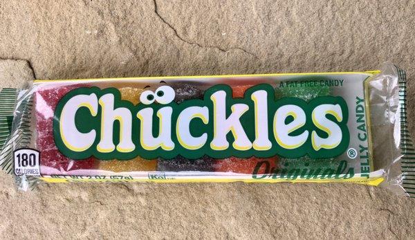 Chuckles... THE best candy from days of yore. Now at Dauna's.