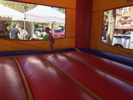 The Danish Days provided a fun bouncy house for the children!