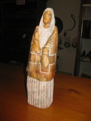 Signed Inuit carved stone sculpture for $99!!!