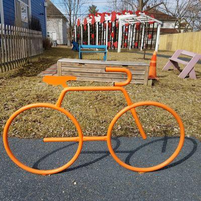 cool bike rack