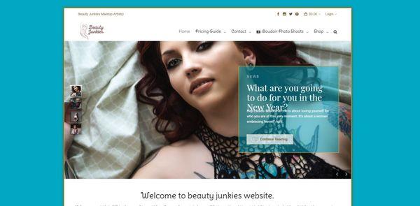 Website for Beauty Junkies http://beautyjunkies.us/