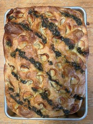 Potato Perilla Pesto Focaccia