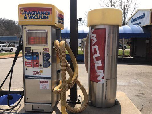 High suction Vacuum and fragrance machines to clean your car and make it smell like new