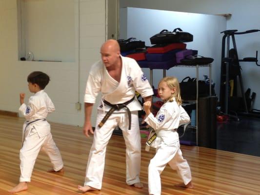 Sensei Todd teaching self-defense