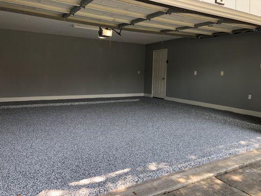 Garage floor done by Mr. Epoxy