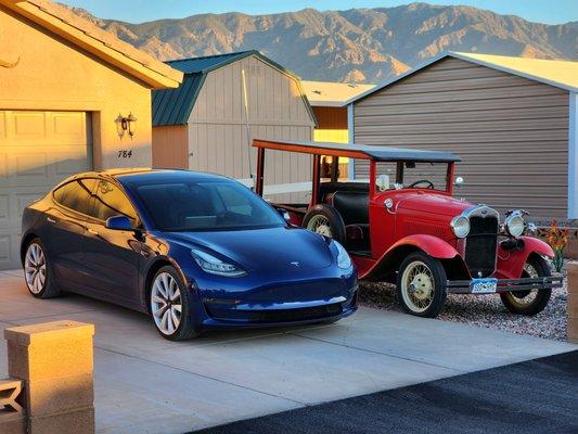 Model 3 & Model A
 
 Oh how far we've come.